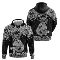 Te Reo Maori Tiki Inspired Art Zip Hoodie LT9 - Polynesian Pride