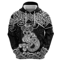 Te Reo Maori Tiki Inspired Art Zip Hoodie LT9 - Polynesian Pride