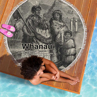 Whanau Maori Language Beach Blanket Te Reo Maori Inspired Art