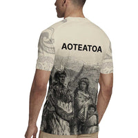 Whanau Maori Language Rugby Jersey Te Reo Maori Inspired Art