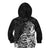 Polynesian Sunset Plumeria Kid Hoodie Pacific Island Tribal Black Style LT9 - Polynesian Pride