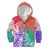 Polynesian Sunset Plumeria Kid Hoodie Pacific Island Tribal Blossom Style LT9 Zip Hoodie Blossom - Polynesian Pride