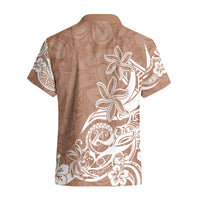 Polynesian Sunset Plumeria Hawaiian Shirt Pacific Island Tribal Nude Style LT9 - Polynesian Pride