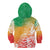 Polynesian Sunset Plumeria Kid Hoodie Pacific Island Tribal Reggae Style LT9 - Polynesian Pride