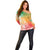 Polynesian Sunset Plumeria Off Shoulder Sweater Pacific Island Tribal Reggae Style LT9 - Polynesian Pride