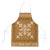 Hawaiian Quilt Block Design Apron Gold Hawaii Culture Motifs - Polynesian Pride