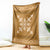 Hawaiian Quilt Block Design Blanket Gold Hawaii Culture Motifs - Polynesian Pride