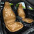 Hawaiian Quilt Block Design Car Seat Cover Gold Hawaii Culture Motifs - Polynesian Pride
