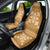 Hawaiian Quilt Block Design Car Seat Cover Gold Hawaii Culture Motifs - Polynesian Pride