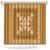 Hawaiian Quilt Block Design Shower Curtain Gold Hawaii Culture Motifs - Polynesian Pride
