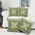 Hawaiian Quilt Block Design Pillow Cover Lime Hawaii Culture Motifs - Polynesian Pride
