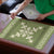 Hawaiian Quilt Block Design Puzzle Lime Hawaii Culture Motifs - Polynesian Pride