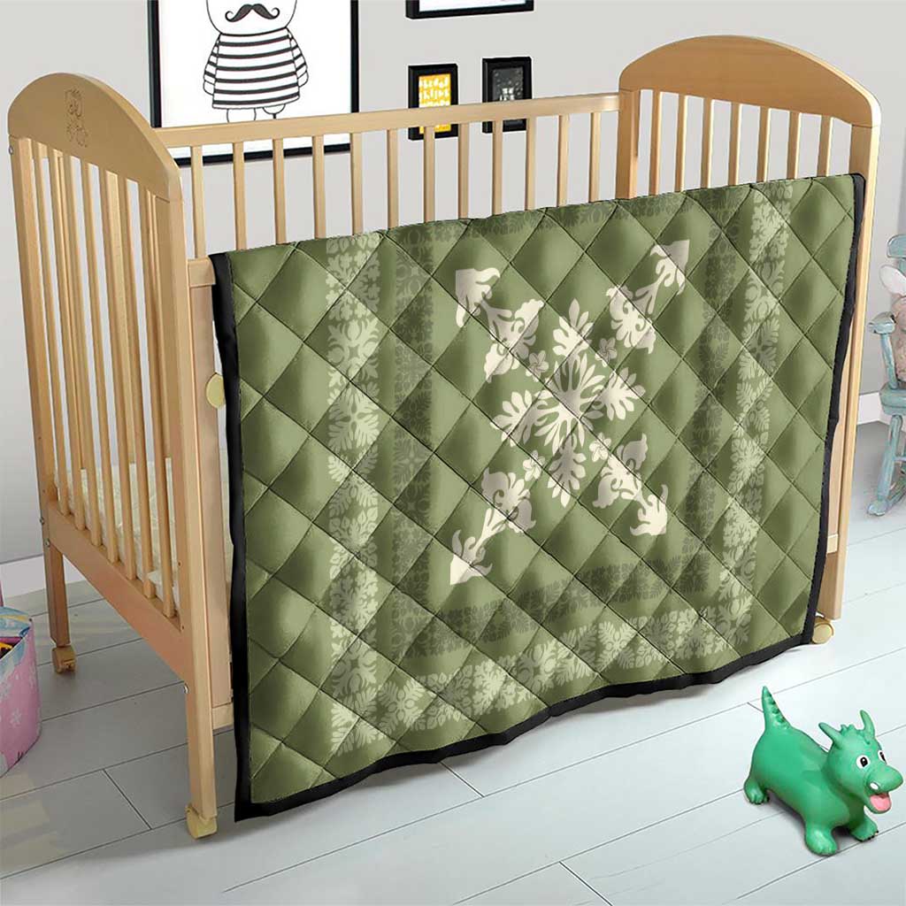 Hawaiian Quilt Block Design Quilt Lime Hawaii Culture Motifs - Polynesian Pride