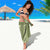 Hawaiian Quilt Block Design Sarong Lime Hawaii Culture Motifs - Polynesian Pride