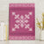 Hawaiian Quilt Block Design Canvas Wall Art Pink Hawaii Culture Motifs - Polynesian Pride