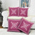 Hawaiian Quilt Block Design Pillow Cover Pink Hawaii Culture Motifs - Polynesian Pride