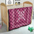 Hawaiian Quilt Block Design Quilt Pink Hawaii Culture Motifs - Polynesian Pride