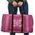 Hawaiian Quilt Block Design Travel Bag Pink Hawaii Culture Motifs - Polynesian Pride