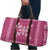 Hawaiian Quilt Block Design Travel Bag Pink Hawaii Culture Motifs - Polynesian Pride
