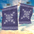 Hawaiian Quilt Block Design Garden Flag Purple Hawaii Culture Motifs - Polynesian Pride