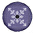 Hawaiian Quilt Block Design Spare Tire Cover Purple Hawaii Culture Motifs - Polynesian Pride