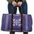 Hawaiian Quilt Block Design Travel Bag Purple Hawaii Culture Motifs - Polynesian Pride