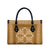 Hawaiian Quilt Pattern Leather Bag Gold Hawaii Culture Tropical - Polynesian Pride