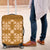 Hawaiian Quilt Pattern Luggage Cover Gold Hawaii Culture Tropical - Polynesian Pride