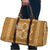 Hawaiian Quilt Pattern Travel Bag Gold Hawaii Culture Tropical - Polynesian Pride