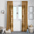 Hawaiian Quilt Pattern Window Curtain Gold Hawaii Culture Tropical - Polynesian Pride