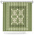 Hawaiian Quilt Pattern Shower Curtain Lime Hawaii Culture Tropical - Polynesian Pride