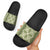 Hawaiian Quilt Pattern Slide Sandals Lime Hawaii Culture Tropical - Polynesian Pride