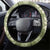 Hawaiian Quilt Pattern Steering Wheel Cover Lime Hawaii Culture Tropical - Polynesian Pride