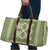 Hawaiian Quilt Pattern Travel Bag Lime Hawaii Culture Tropical - Polynesian Pride