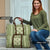 Hawaiian Quilt Pattern Travel Bag Lime Hawaii Culture Tropical - Polynesian Pride