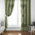 Hawaiian Quilt Pattern Window Curtain Lime Hawaii Culture Tropical - Polynesian Pride