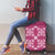 Hawaiian Quilt Pattern Luggage Cover Pink Hawaii Culture Tropical - Polynesian Pride