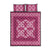 Hawaiian Quilt Pattern Quilt Bed Set Pink Hawaii Culture Tropical - Polynesian Pride
