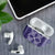 Hawaiian Quilt Pattern AirPods Case Purple Hawaii Culture Tropical - Polynesian Pride