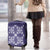 Hawaiian Quilt Pattern Luggage Cover Purple Hawaii Culture Tropical - Polynesian Pride