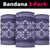 Hawaiian Quilt Pattern Neck Gaiter Purple Hawaii Culture Tropical - Polynesian Pride