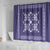 Hawaiian Quilt Pattern Shower Curtain Purple Hawaii Culture Tropical - Polynesian Pride