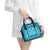 Hawaiian Quilt Pattern Shoulder Handbag Teal Hawaii Culture Tropical - Polynesian Pride