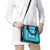 Hawaiian Quilt Pattern Shoulder Handbag Teal Hawaii Culture Tropical - Polynesian Pride