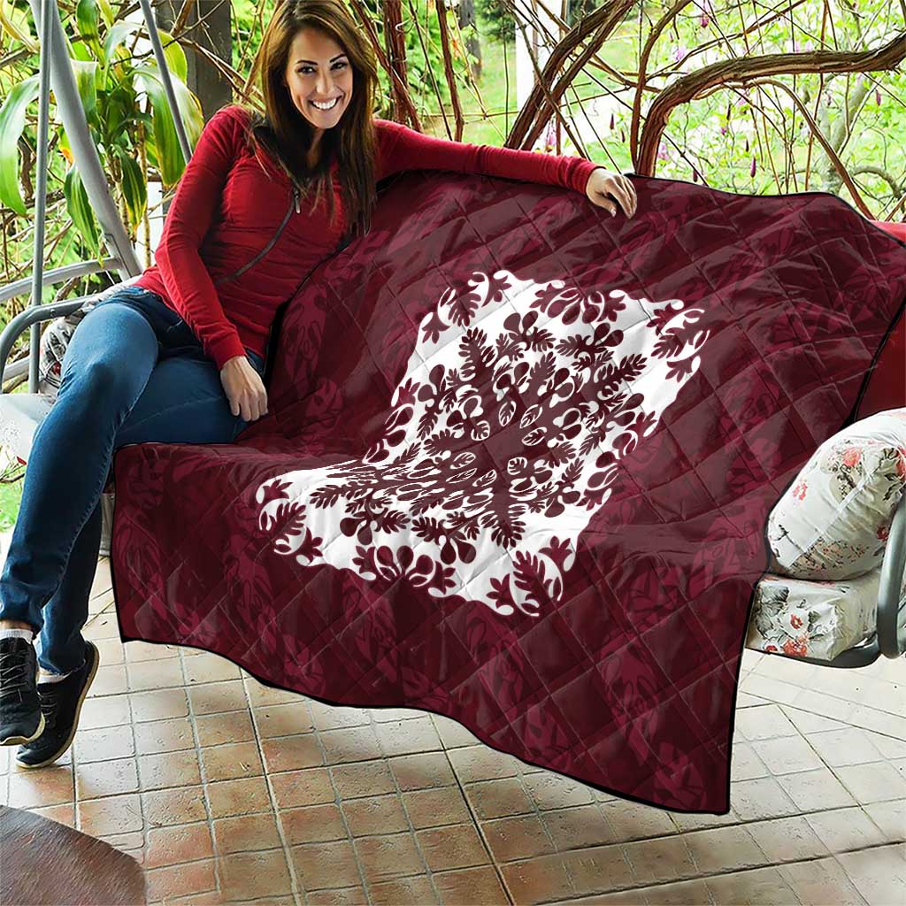 Palm Leaf Quilt Pattern Quilt Hawaii Culture Floral - Polynesian Pride