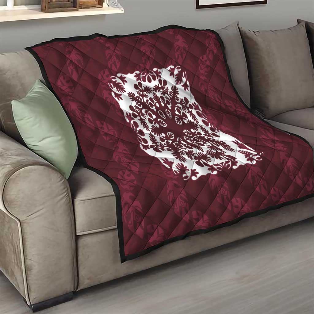 Palm Leaf Quilt Pattern Quilt Hawaii Culture Floral - Polynesian Pride