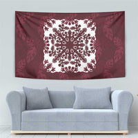 Palm Leaf Quilt Pattern Tapestry Hawaii Culture Floral - Polynesian Pride