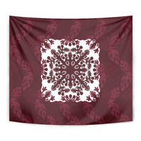 Palm Leaf Quilt Pattern Tapestry Hawaii Culture Floral - Polynesian Pride