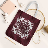 Palm Leaf Quilt Pattern Tote Bag Hawaii Culture Floral - Polynesian Pride