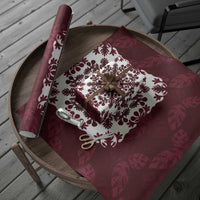 Palm Leaf Quilt Pattern Wrapping Paper Hawaii Culture Floral - Polynesian Pride